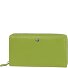  Sponsachtige portefeuille leer 19 cm variant sea green