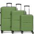  Shine 4 wielen Kofferset 3-delig met uitbreidingsplooi variant olive