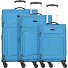 Travel Line 9204 4 wielen Kofferset 3-delig met uitbreidingsplooi variant blau Travel Line 9204 4 wielen Kofferset 3-delig met uitbreidingsplooi variant blau