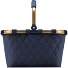 Draagtas boodschappentas 48 cm variant frame rhombus midnight gold Draagtas boodschappentas 48 cm variant frame rhombus midnight gold