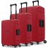  Essentials 15 4-wiel kofferset 3-delig met driepuntsluiting variant classic red
