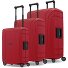  Essentials 15 4-wiel kofferset 3-delig met driepuntsluiting variant classic red