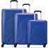 x United Colors of Benetton Fabrica 4-wiel kofferset 3-delig. variant blue x United Colors of Benetton Fabrica 4-wiel kofferset 3-delig. variant blue