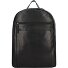  Pure Black Dagrugzak Leer 46 cm Laptop compartiment variant black