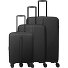  Air Stripe 4 wielen Kofferset 3-delig met uitbreidingsplooi variant black