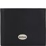  Leather Portemonnee RFID-bescherming Leer 12 cm variant black