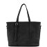  Omkeerbare leren shopper 37 cm variant black