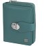  Sponsachtig portefeuille leer 9 cm variant petrol