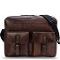 Memphis Aktetas Messenger Leer 38 cm Laptop compartiment variant dark brown Memphis Aktetas Messenger Leer 38 cm Laptop compartiment variant dark brown
