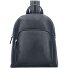  Luis City rugzak leer 28 cm variant schwarz