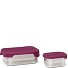 Roestvrij stalen lunchbox set 2st. 17 cm variant pferdestar Roestvrij stalen lunchbox set 2st. 17 cm variant pferdestar