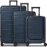  London 4 wielen Kofferset 3-delig met uitbreidingsplooi variant dark navy