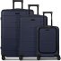  London 4 wielen Kofferset 3-delig met uitbreidingsplooi variant dark navy