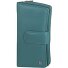  Sponsachtig portefeuille leer 9,5 cm variant petrol