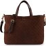  Velluto Stampa Elea Shopper Tas Leer 35 cm variant brown