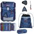 Neo Exklusiv Safety Light Schooltas set 5-delig variant Space Explorer  Neo Exklusiv Safety Light Schooltas set 5-delig variant Space Explorer