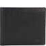  Prato Portemonnee RFID Leer 11 cm variant schwarz