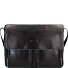 Blauwe vierkante Messenger Leer 37 cm Laptop Compartiment variant black Blauwe vierkante Messenger Leer 37 cm Laptop Compartiment variant black