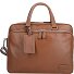  Authentieke aktetas Leer 38 cm Laptopcompartiment variant cognac