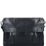  Buddy Koffer Leer 40 cm Laptop compartiment variant schwarz