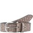  Studded riem leer variant taupe | 100 cm