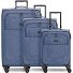  Essentials 12 THREE SET 4 wielen Kofferset 3-delig met uitbreidingsplooi variant blue 2