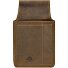  Vintage heuptasje - ober portemonnee leer 14,5 cm variant braun