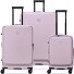  Florence 4 wielen Kofferset 3-delig met uitbreidingsplooi variant lilac