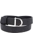 Icoon armband leer 45 cm variant black embossed Icoon armband leer 45 cm variant black embossed