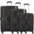  Sunchaser 4 wielen Kofferset 3-delig variant black