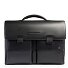  Philip Aktetas Messenger Leer 42 cm Laptop compartiment variant black