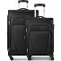  Beaumont kofferset met 4 wielen, M+L, met uitbreidingsplooi variant black