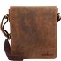  Vintage Schoudertas Leer 23 cm variant braun