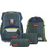  Basis Schooltas set 4-delig variant Set „Green Geometric