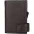 SecWal 2 Creditcard etui Portemonnee RFID Leer 9 cm variant dunkelbraun SecWal 2 Creditcard etui Portemonnee RFID Leer 9 cm variant dunkelbraun