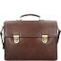  Toscana aktetas leer 42 cm Laptop compartiment variant kastanie