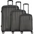  Moonrock 4 wielen Kofferset 3-delig met uitbreidingsplooi variant black brushed