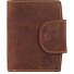 Lederen portefeuille 9 cm variant braun Lederen portefeuille 9 cm variant braun