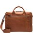 Hyde Park Charles Koffer Leer 39 cm Laptop compartiment variant cognac