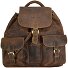 Vintage Dagrugzak Leer 40 cm variant braun