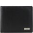  Fusto portemonnee leer 12,5 cm variant schwarz