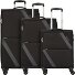  Star Max 4 wielen Kofferset 3-delig met uitbreidingsplooi variant black-grey