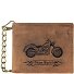  Vintage fietsportefeuille leer 12 cm variant braun
