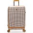 EZ Fashion 4 wielen Trolley M 66 cm met uitbreidingsplooi variant brown houndstooth  EZ Fashion 4 wielen Trolley M 66 cm met uitbreidingsplooi variant brown houndstooth
