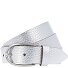  Riem Leer variant silber-metallic | 95 cm
