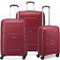  Galaxy 4 wielen Kofferset 3-delig variant dark red