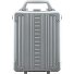  Aluminium Verticale aktetas 24 cm laptop compartiment variant platinum