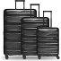  Travel 4-wiel kofferset, 3-delig, met rekbare vouw variant black night metallic
