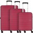  Summer Hit 4 wielen Kofferset 3-delig variant viva magenta
