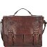  Baggie Briefcase Leer 35 cm Laptopcompartiment variant braun
